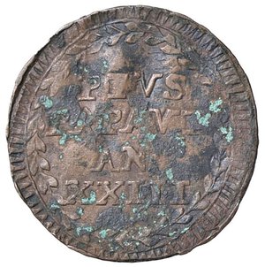 obverse: ZECCHE ITALIANE - SAN SEVERINO - Pio VI (1775-1799) - Sampietrino 1797  R CU. BB