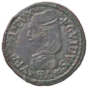 obverse: ZECCHE ITALIANE - URBINO - Guidobaldo I (1482-1508) - Quattrino Cav. 35 NC (CU g. 1,16). BB+