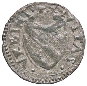 reverse: ZECCHE ITALIANE - URBINO - Francesco Maria I della Rovere (1508-1538) - Quattrino CNI 91/93; Cav. 74 R (MI g. 0,73). bel BB