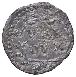 reverse: ZECCHE ITALIANE - URBINO - Francesco Maria II della Rovere (1574-1624) - Mezzo sesino Cav. 237 R (MI g. 0,47). BB+