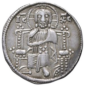 reverse: ZECCHE ITALIANE - VENEZIA - Pietro Ziani (1205-1229) - Grosso matapan Pao. 1  (AG g. 2,15). BB