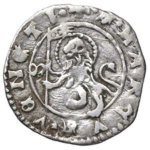 reverse: ZECCHE ITALIANE - VENEZIA - Giovanni Dolfin (1356-1361) - Soldino Pao. 2  (AG g. 0,56). bel BB