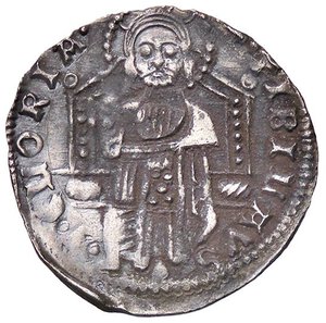 reverse: ZECCHE ITALIANE - VENEZIA - Antonio Venier (1382-1400) - Grosso matapan Pao. 3  (AG g. 1,74)III tipo. BB