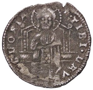 reverse: ZECCHE ITALIANE - VENEZIA - Antonio Venier (1382-1400) - Grosso matapan Pao. 3  (AG g. 1,47)III tipo. meglio di MB