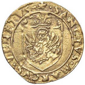 reverse: ZECCHE ITALIANE - VENEZIA - Andrea Gritti (1523-1538) - Scudo d oro Pao. 3  (AU g. 3,26) Frattura di conio. BB