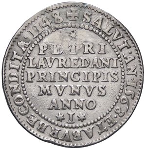 reverse: ZECCHE ITALIANE - VENEZIA - Pietro Loredan (1567-1570) - Osella 1568 A. I Pao. 49 RR (AG g. 9,45) Da montatura abilmente rimossa. qBB/BB