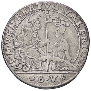 obverse: ZECCHE ITALIANE - VENEZIA - Bertucci Valier (1656-1658) - Osella 1657 A. II Pao. 140 RR (AG g. 9,48). qBB