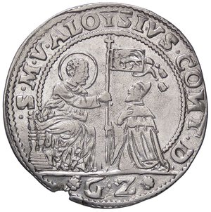 obverse: ZECCHE ITALIANE - VENEZIA - Alvise Contarini (1676-1684) - Osella 1680 A. V Pao. 163  (AG g. 9,39) Da montatura abilmente rimossa. qBB