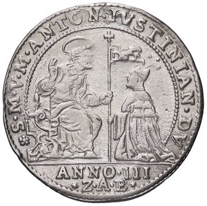 obverse: ZECCHE ITALIANE - VENEZIA - Marc Antonio Giustinian (1684-1688) - Osella 1686 A. III Pao. 169 R (AG g. 9,45) Appiccagnolo rimosso. meglio di MB