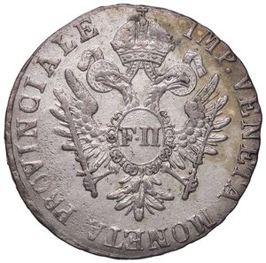 obverse: ZECCHE ITALIANE - VENEZIA - Francesco II d Asburgo - Lorena (1797-1805) - Lira 1800 Mont. 10 NC MI. qSPL