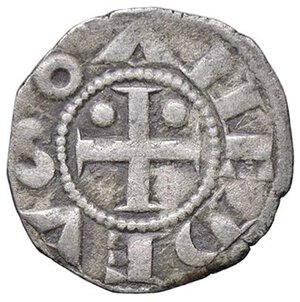 obverse: SAVOIA - Amedeo III Conte (1103-1148) - Denaro secusino MIR 15  (AG g. 0,85). qBB