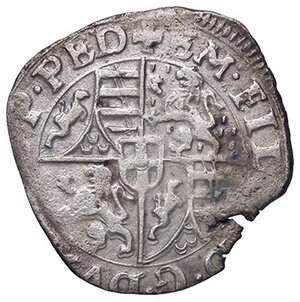 obverse: SAVOIA - Emanuele Filiberto (1553-1580) - Soldo MIR 535 NC (MI g. 1,36)III tipo. qBB