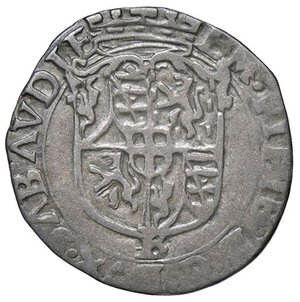 obverse: SAVOIA - Emanuele Filiberto (1553-1580) - Soldo 1569 MIR 534 NC (MI g. 1,61). qBB