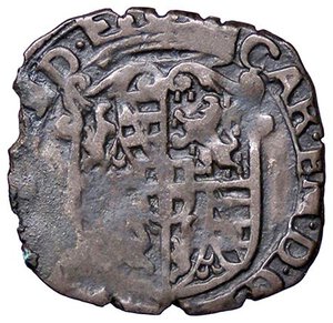 obverse: SAVOIA - Carlo Emanuele I (1580-1630) - Soldo MIR 660 NC (MI g. 1,37)I tipo. qBB