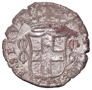 reverse: SAVOIA - Carlo Emanuele I (1580-1630) - Cavallotto 1628 MIR 658j NC (MI g. 1,82)III tipo. BB