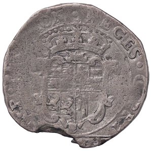 reverse: SAVOIA - Carlo Emanuele II, reggenza (1638-1648) - Mezza lira 1641 MIR 758a R (MI g. 7,66). meglio di MB