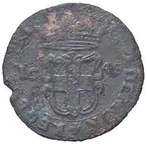 reverse: SAVOIA - Carlo Emanuele II, reggenza (1638-1648) - 5 Soldi 1648 MIR 762b NC (MI g. 5,08). MB