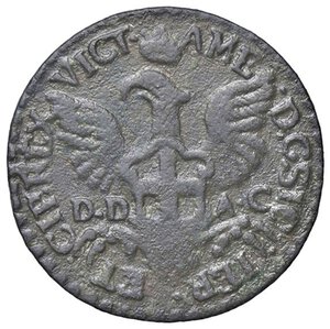 obverse: SAVOIA - Vittorio Amedeo II (secondo periodo, 1680-1730) - Grano 1716 (Palermo) MIR 901f NC CU Sigle CP. BB