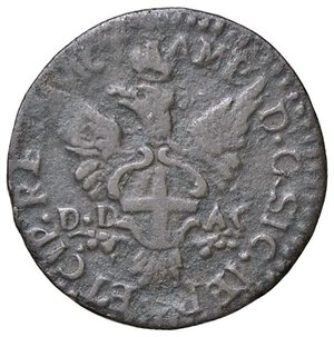 obverse: SAVOIA - Vittorio Amedeo II (secondo periodo, 1680-1730) - Grano 1717 (Palermo) MIR 901j NC CU Sigle TS grandi. BB