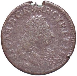 obverse: SAVOIA - Vittorio Amedeo II (secondo periodo, 1680-1730) - Cagliarese 1724 Mont. 15 R (CU g. 2,51). qBB