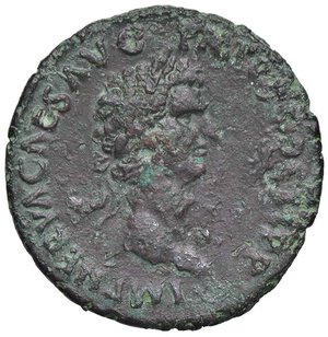 obverse: ROMANE IMPERIALI - Nerva (96-98) - Asse C. 108  (AE g. 8,92). bel BB