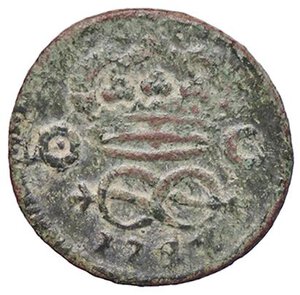 reverse: SAVOIA - Carlo Emanuele III (1730-1773) - 2 Denari 1744 Mont. 78  MI. BB