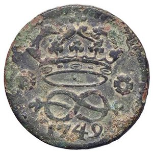 reverse: SAVOIA - Carlo Emanuele III (1730-1773) - 2 Denari 1749 Mont. 83  MI. BB