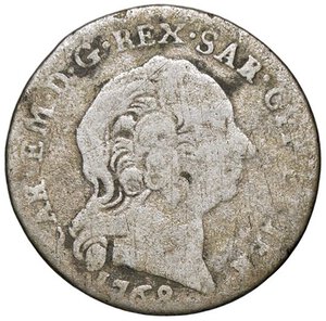 obverse: SAVOIA - Carlo Emanuele III (1730-1773) - Reale nuovo 1768 Sim. 49/1; Mont. 262 R MI. MB