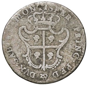 reverse: SAVOIA - Carlo Emanuele III (1730-1773) - Reale nuovo 1768 Sim. 49/1; Mont. 262 R MI. MB