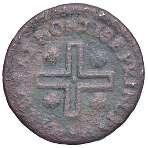 reverse: SAVOIA - Carlo Emanuele III (1730-1773) - Mezzo cagliarese 174?  R CU. MB-BB