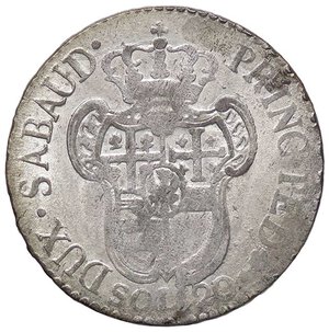 reverse: SAVOIA - Vittorio Amedeo III (1773-1796) - 20 Soldi 1796 Mont. 373  MI. BB