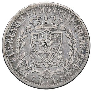 reverse: SAVOIA - Carlo Felice (1821-1831) - Lira 1826 G Pag. 99; Mont. 94  AG. MB