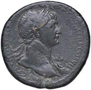 obverse: ROMANE IMPERIALI - Traiano (98-117) - Sesterzio   (AE g. 26,1). BB