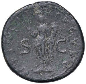 reverse: ROMANE IMPERIALI - Traiano (98-117) - Sesterzio   (AE g. 26,1). BB