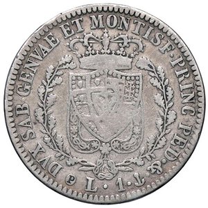 reverse: SAVOIA - Carlo Felice (1821-1831) - Lira 1829 G Pag. 105; Mont. 102  AG. MB