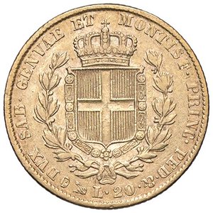 reverse: SAVOIA - Carlo Alberto (1831-1849) - 20 Lire 1841 G Pag. 192; Mont. 64  (AU g. 6,44). qBB