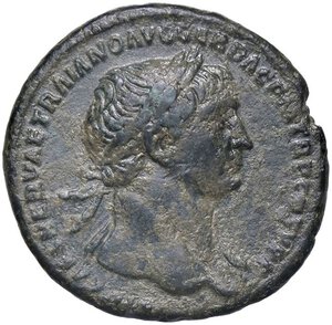 obverse: ROMANE IMPERIALI - Traiano (98-117) - Asse C. 478  (AE g. 11,68). BB+