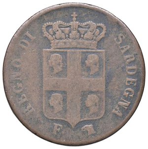 obverse: SAVOIA - Carlo Alberto (1831-1849) - 5 Centesimi 1842 T Pag. 334; Mont. 209 R CU. MB