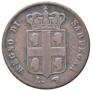 obverse: SAVOIA - Carlo Alberto (1831-1849) - 3 Centesimi 1842 T Pag. 335; Mont. 210 R CU. qBB