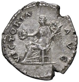 reverse: ROMANE IMPERIALI - Adriano (117-138) - Denario C. 1461; RIC 286  (AG g. 3,03). bel BB