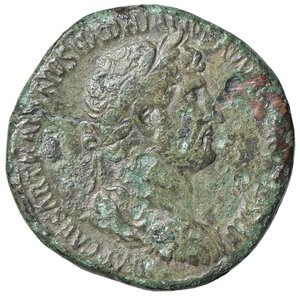 obverse: ROMANE IMPERIALI - Adriano (117-138) - Sesterzio C. 268  (AE g. 25,85). BB/BB+