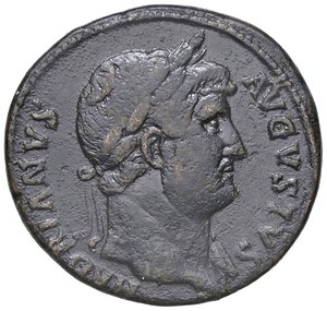 obverse: ROMANE IMPERIALI - Adriano (117-138) - Sesterzio C. 385; RIC 637  (AE g. 23,34). BB