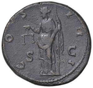 reverse: ROMANE IMPERIALI - Adriano (117-138) - Sesterzio C. 385; RIC 637  (AE g. 23,34). BB