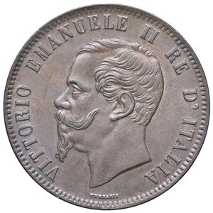 obverse: SAVOIA - Vittorio Emanuele II Re d Italia (1861-1878) - 10 Centesimi 1863 Pag. 540; Mont. 231  CU. SPL+/qFDC