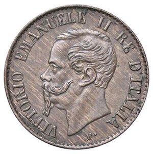 obverse: SAVOIA - Vittorio Emanuele II Re d Italia (1861-1878) - Centesimo 1861 M Pag. 562; Mont. 259  CU. SPL+/qFDC