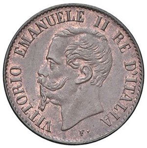 obverse: SAVOIA - Vittorio Emanuele II Re d Italia (1861-1878) - Centesimo 1867 M Pag. 565; Mont. 264  CU. qFDC