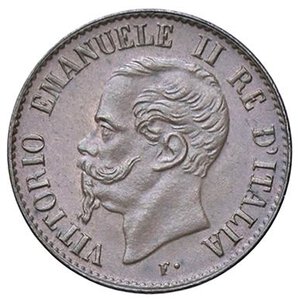 obverse: SAVOIA - Vittorio Emanuele II Re d Italia (1861-1878) - Centesimo 1867 M Pag. 565; Mont. 264  CU. qFDC