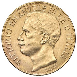 obverse: SAVOIA - Vittorio Emanuele III (1900-1943) - 50 Lire 1911 Cinquantenario Pag. 656; Mont. 34 R (AU g. 16,16). bello SPL