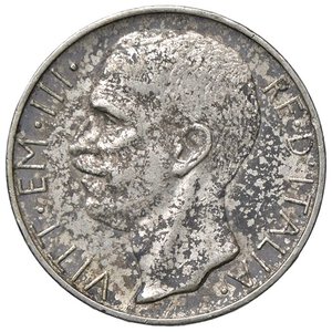 obverse: SAVOIA - Vittorio Emanuele III (1900-1943) - 10 Lire 1929 * Biga Pag. 694; Mont. 93 RR AG  Colpetti - Patina non uniforme. BB-SPL