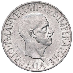 obverse: SAVOIA - Vittorio Emanuele III (1900-1943) - 10 Lire 1936 XIV Impero Pag. 700; Mont. 101  AG. qFDC